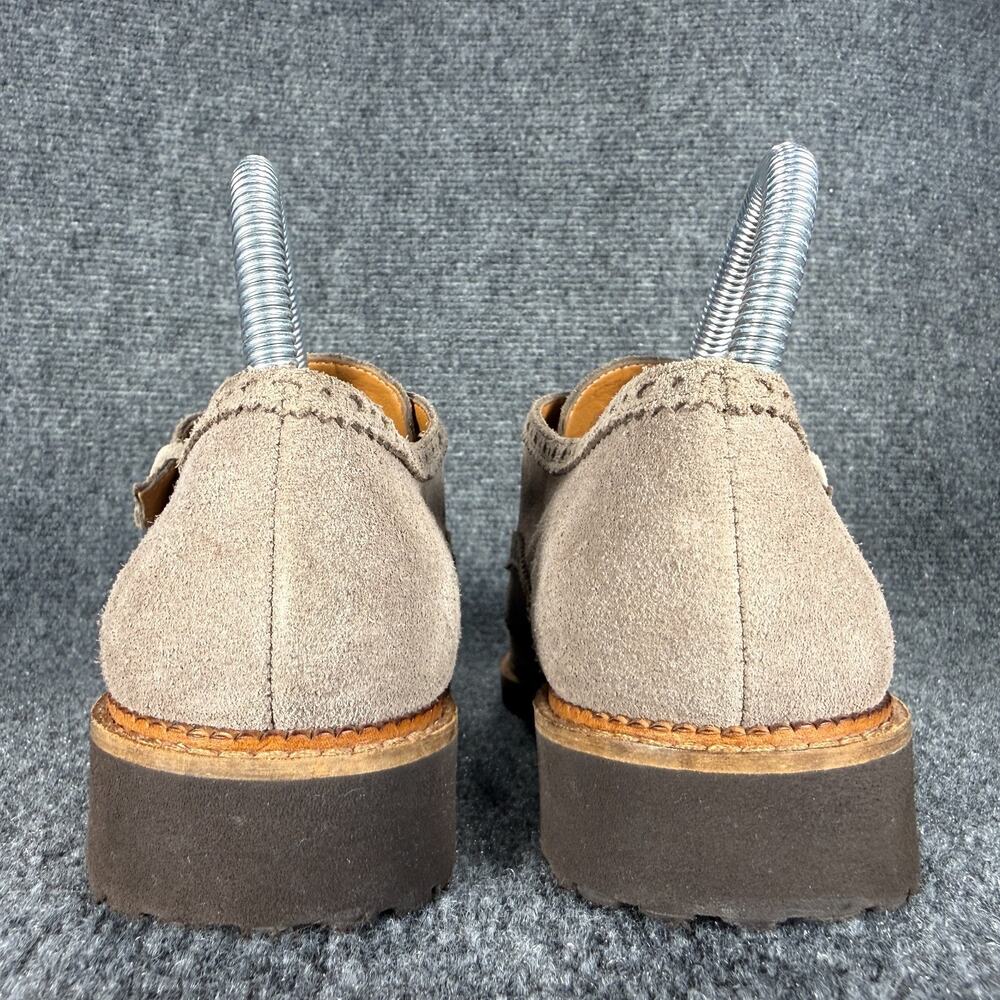 Sarto by Franco Sarto Womens Isa Monk Strap Oxford Shoes Size 7.5 Brown Suede - Picture 5 of 14
